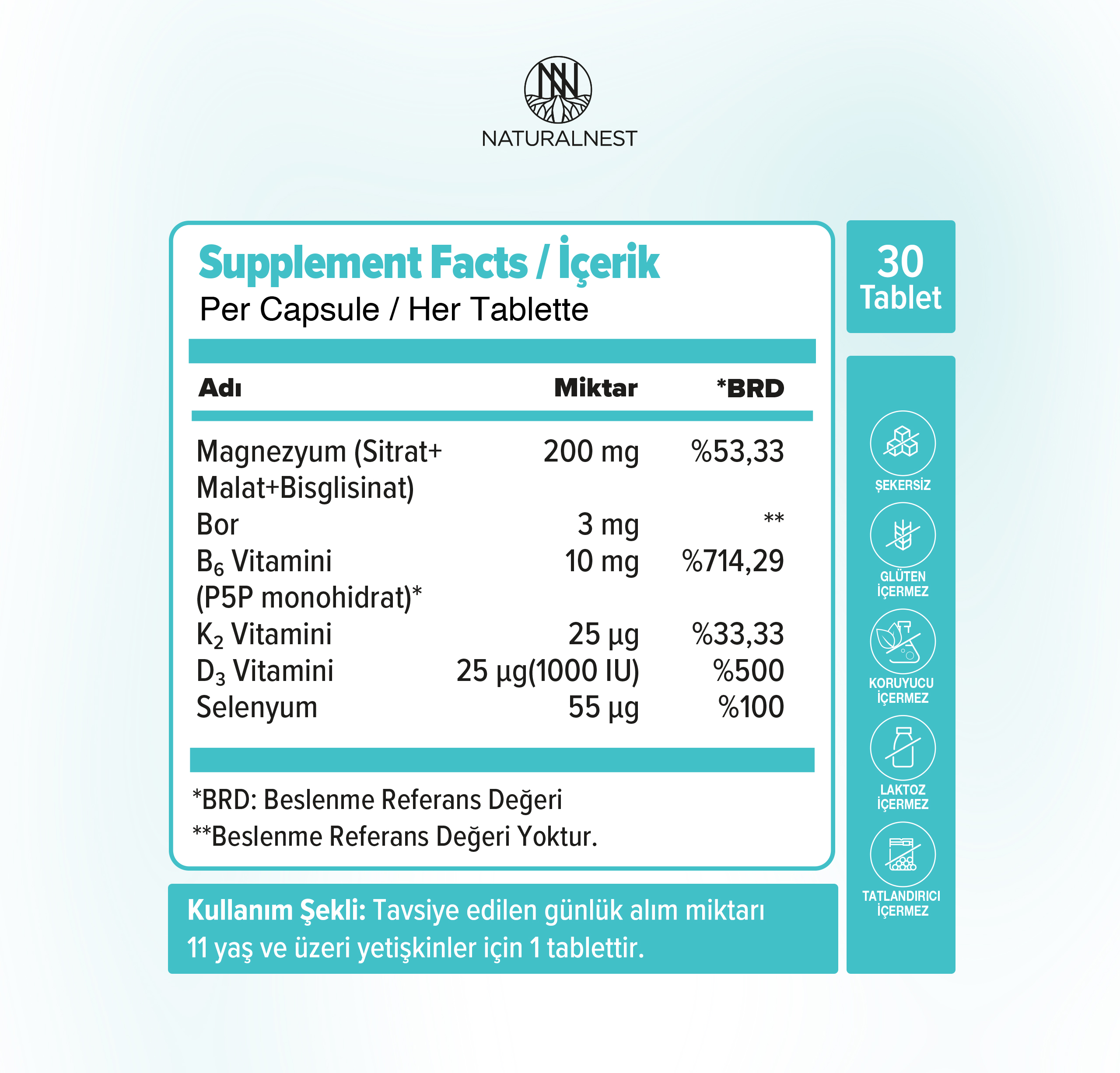 NATURALNEST MAGNEZYUM - Görsel 2
