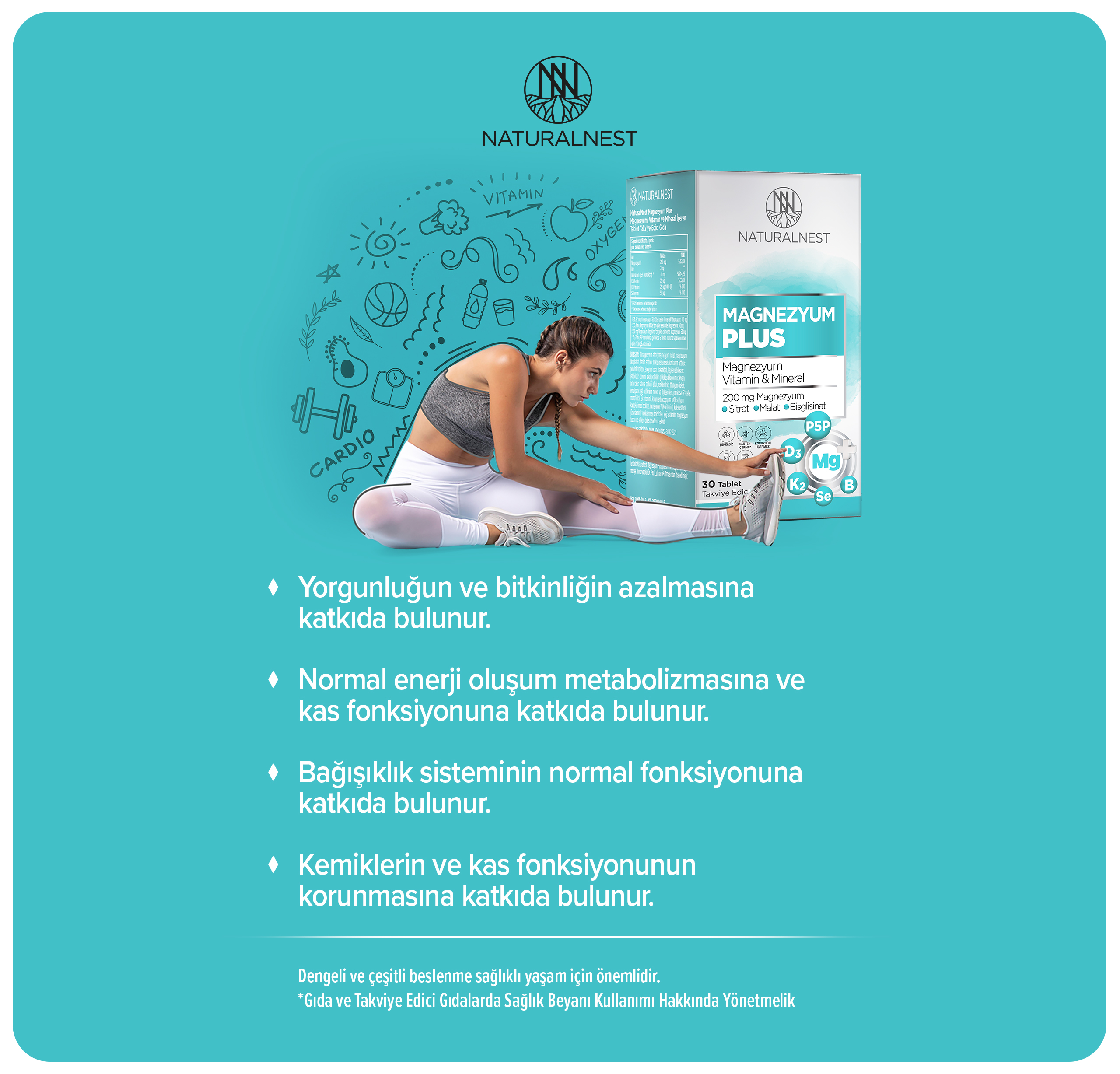 NATURALNEST MAGNEZYUM - Görsel 4