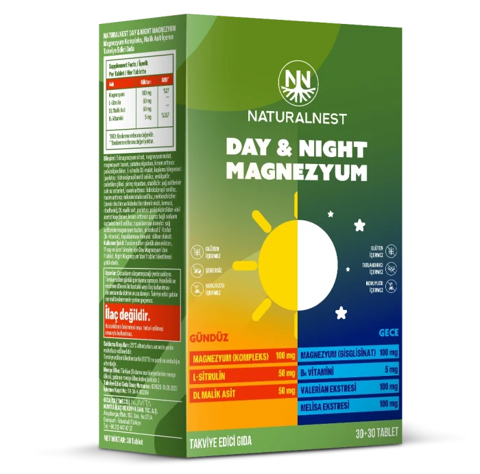 NATURALNEST DAY & NIGHT MAGNEZYUM