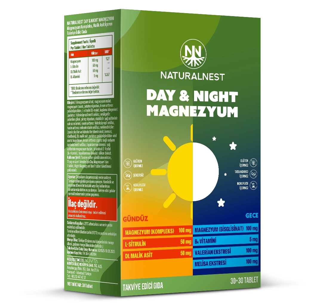 NATURALNEST DAY & NIGHT MAGNEZYUM